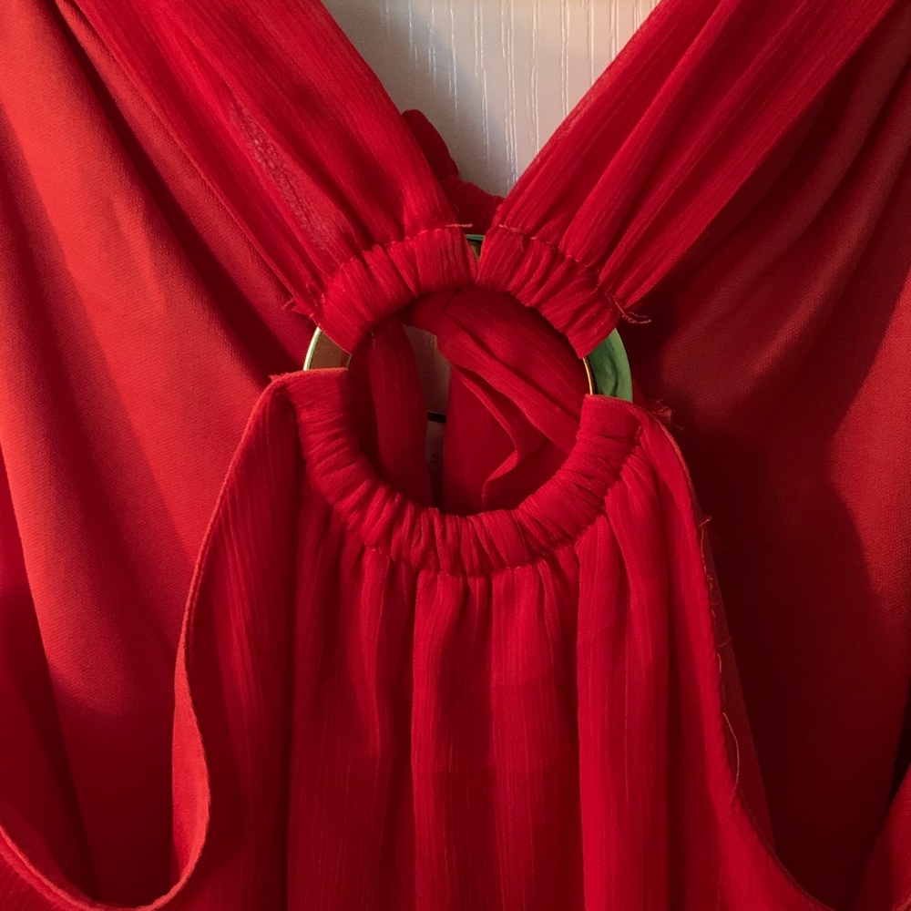 Red top from Cache. - Picture 2 of 3